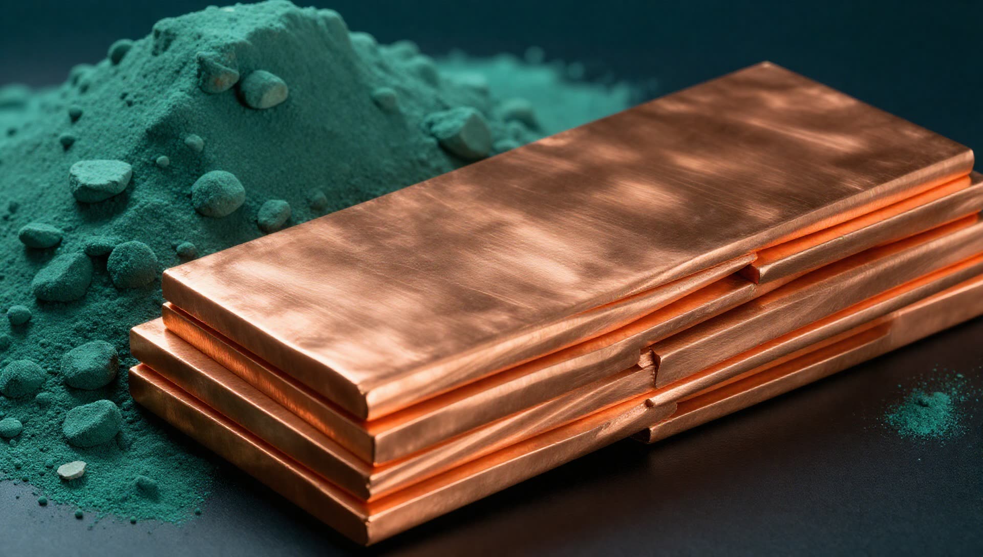 Copper cathodes produced from refined metal